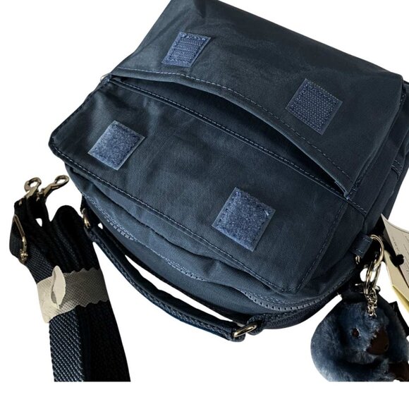 brand new reduced Kipling CANDY Handbag convertible to backpack deep blue navy - Picture 10 of 14